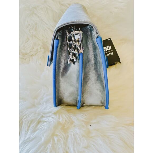 *NEW* Loungefly Star Wars Jango Fett Chain Strap Crossbody Bag - Picture 4 of 9